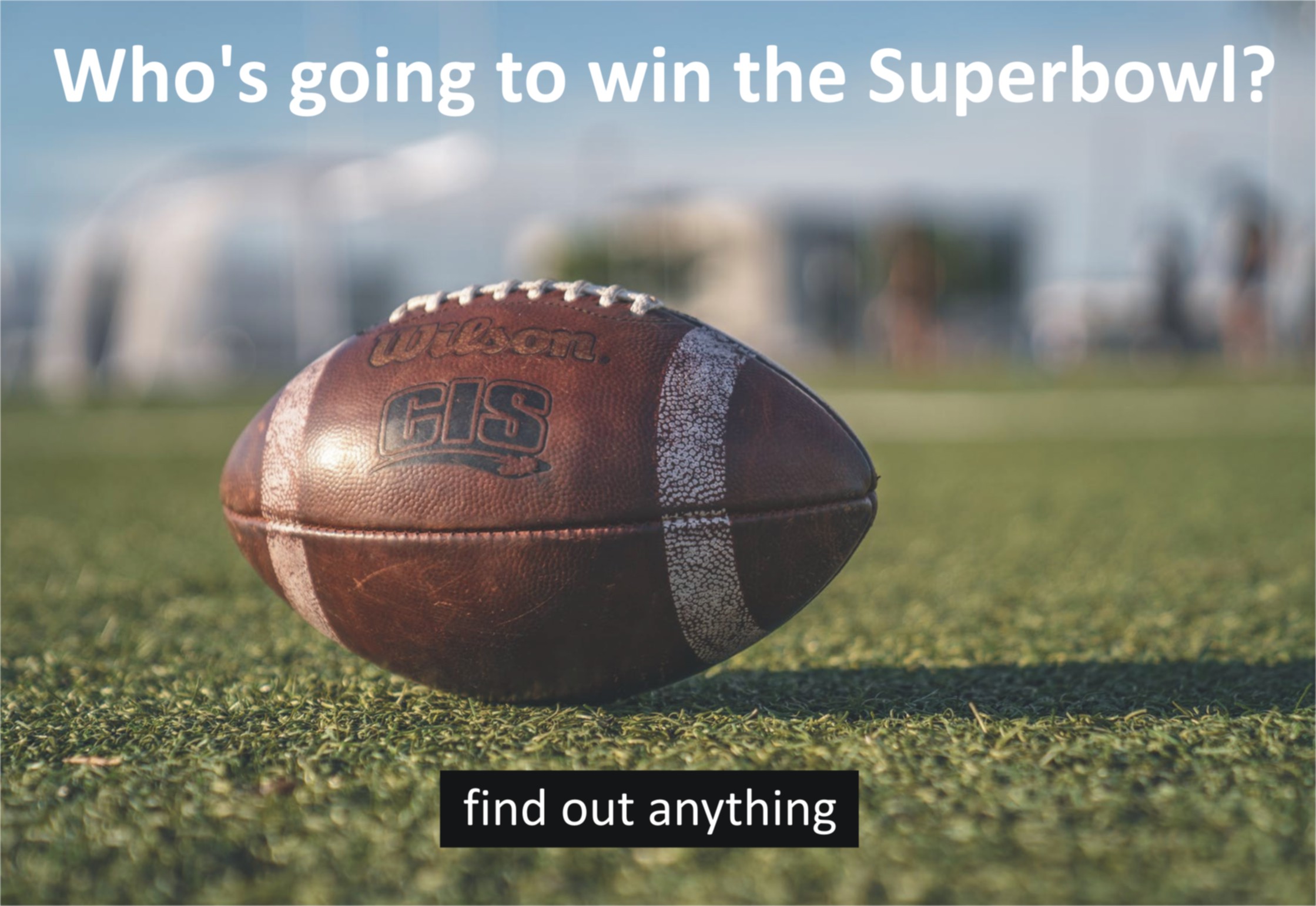 Who's going to win the Superbowl?