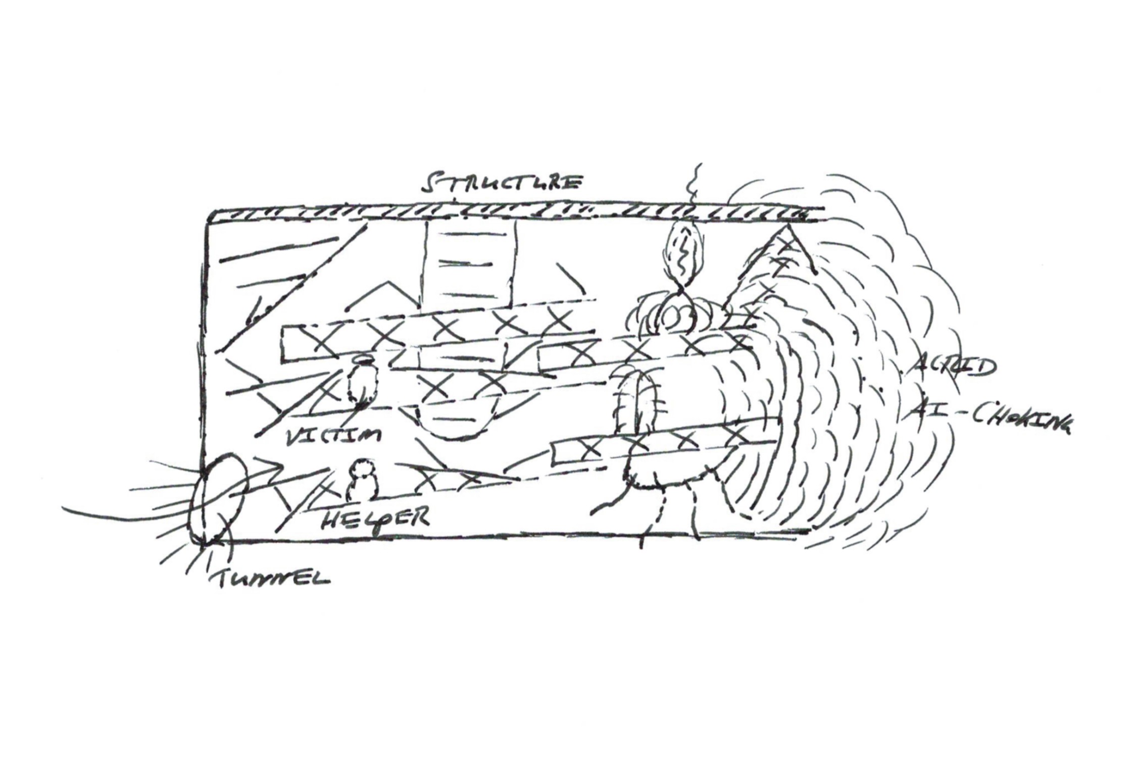 Chief attacked in structure